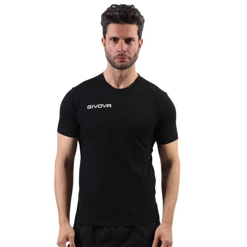 Camiseta de Algodón Givova Fresh  Negra MA007-0010